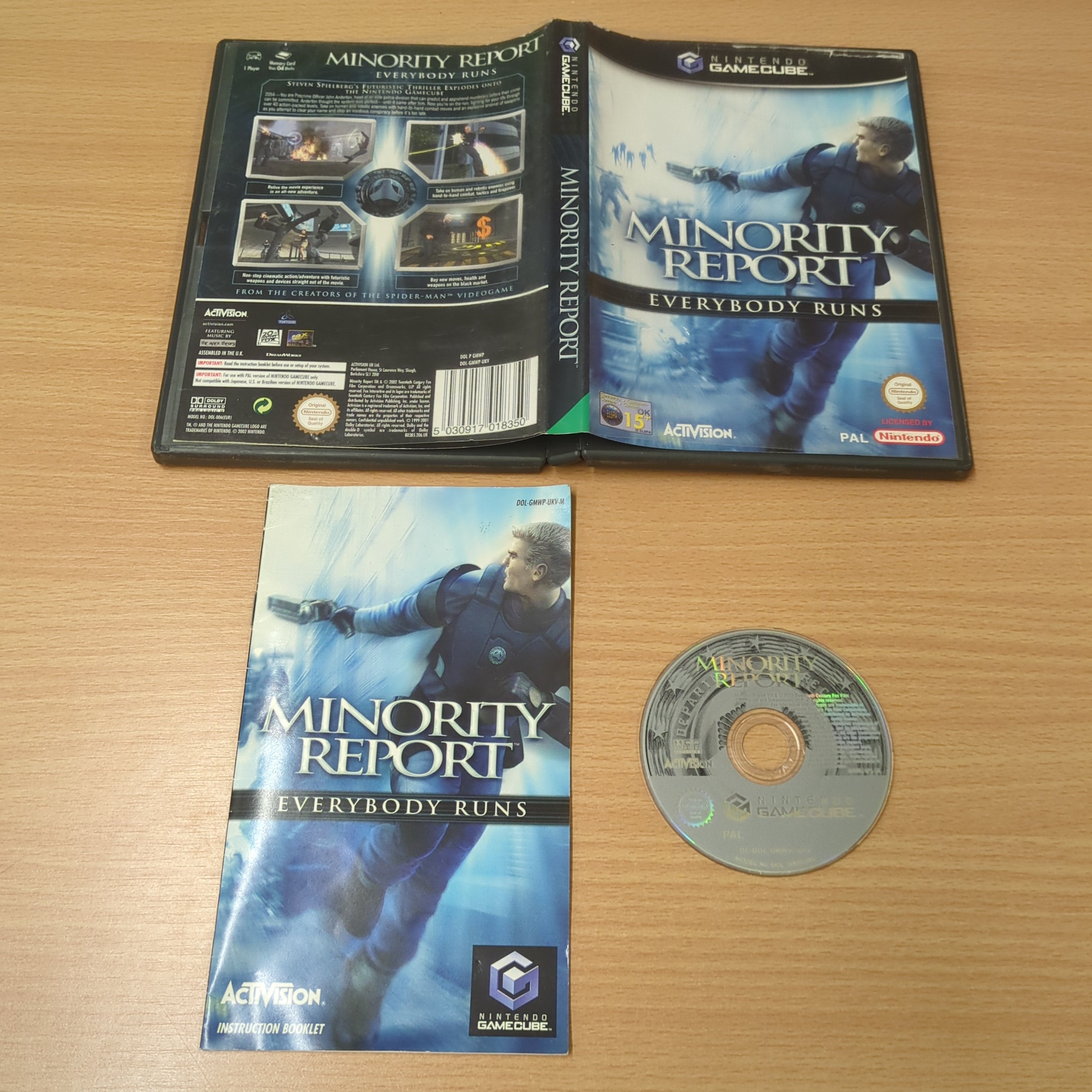 Minority Report Nintendo GameCube game Minority Report Nintendo GameCube game